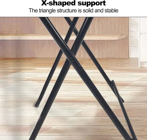 Vista 4 de GYMNASTIKA Mesa de comedor plegable, mesa de tarjetas de MDF sólido para 4 personas, mesa de centro cuadrada resistente, mesa de té, mesa