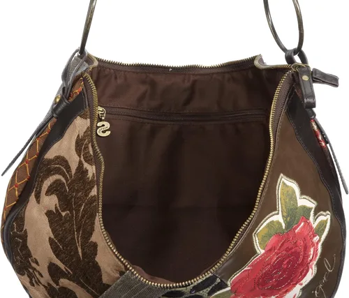 Vista 4 de Desigual Bols Judia Patch Big Rose 28X 50416001Bolso para mujer