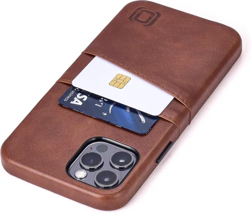 Vista 12 de Dockem Funda tipo cartera para iPhone 12 y iPhone 12 Pro: Placa de metal integrada para montaje magnético y 2 tarjeteros de crédito: 6.1" Exec M2