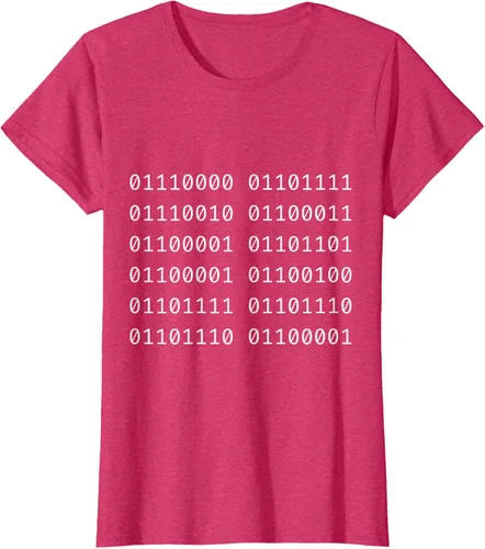 Vista 11 de Porca Madonna In Codice Binario Código Binario Camiseta, Negro