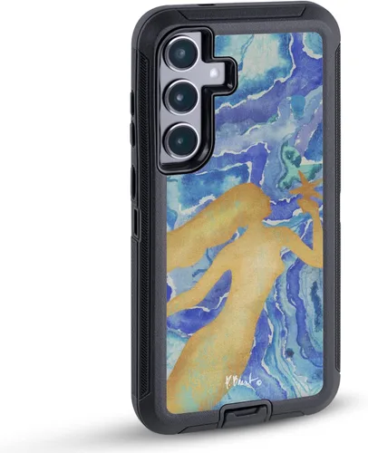Vista 2 de Head Case Designs Officially Licensed Paul Brent Agate Mermaid Coastal Ultra-Armoured Shockproof Case [Military Grade Protection] Compatible with