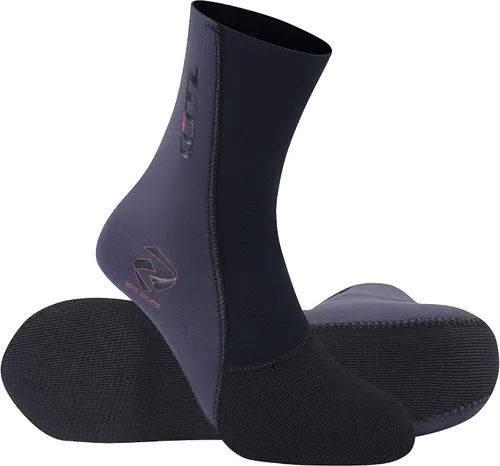 Vista 7 de ZCCO Calcetines de neopreno para hombre y mujer, 0.118 in, botines de neopreno para zapatos de piel de arena, surf, buceo, esnórquel, playa