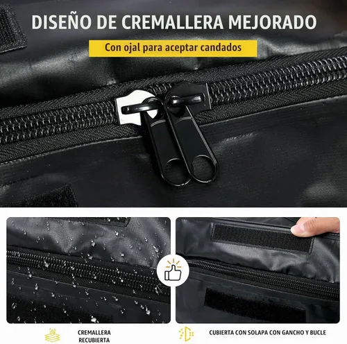 Vista 3 de MaxxHaul 70209 Bolsa de transporte de carga de carcasa suave para portaequipajes de montaje en enganche, resistente y resistente al agua, 47