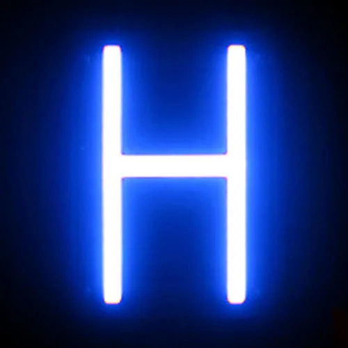 Vista 107 de SpellBrite Letra LED S Construye letreros de bricolaje que puedes cambiar con letras LED azules Componentes adicionales necesarios para iluminar