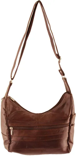 Vista 6 de Bolso de cuero de las mujeres con muchos bolsillos