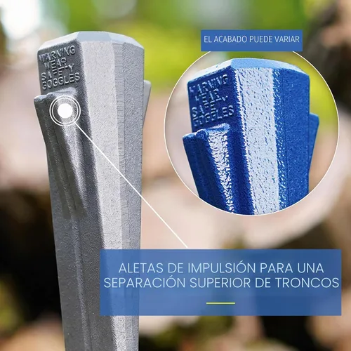 Vista 3 de Cuña Sure Split Estwing E-5 de 9 pulgadas con punta para cortar de 1-7/8 pulgadas Fabricado en Estados Unidos, el acabado puede variar