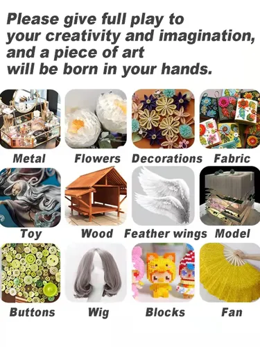 Vista 9 de Super pegamento para manualidades, adhesivo fuerte al instante para manualidades, modelo, miniaturas, Lego, álbumes de recortes, fabricación