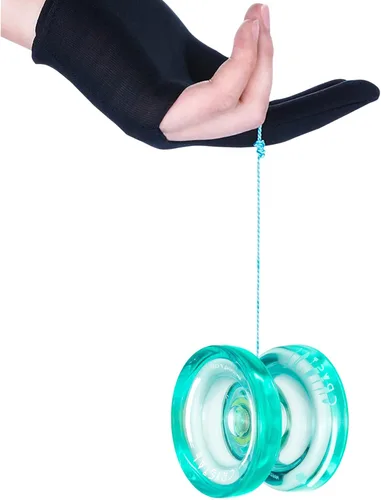 Vista 2 de MAGICYOYO Yoyo - Juego de 2 guantes para niños principiantes y jugadores avanzados