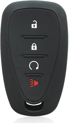 Vista 2 de para Chevrolet Monza Funda de silicona para llave de coche (Negro)