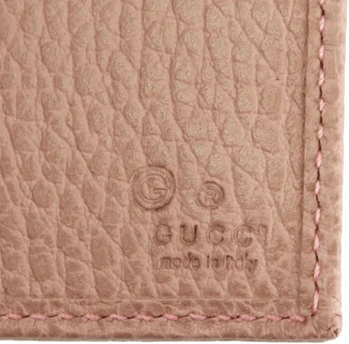 Vista 5 de Gucci GG 346058 KY9LG 8609 - Cartera larga de piel rosa