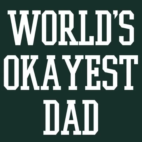Vista 2 de World's Okayest Dad Joke Humor Step Father Camiseta divertida