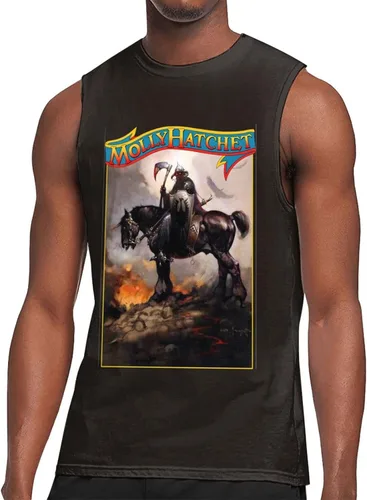 Vista 2 de DjkwePD Camiseta sin mangas para hombre, para gimnasio, entrenamiento, muscular, informal, para verano, para hombre