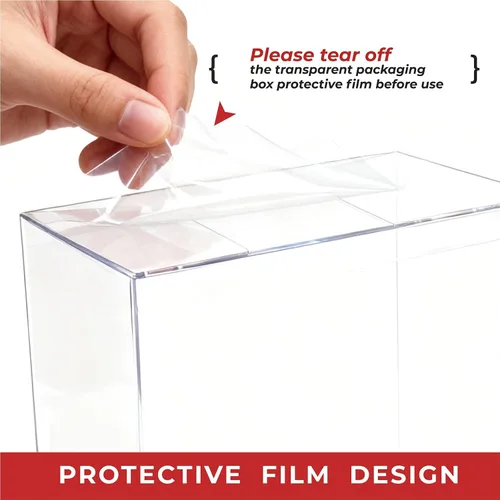 Vista 5 de Heetobcos Funda protectora ETB de plástico PET – 0.020 in transparente Elite Trainer Box Protector – Funda ETB compatible con cajas Elite Trainer