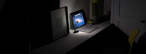 Vista 7 de ZYK Luz de libro, 12 LED USB recargable luz de lectura con 3 niveles de brillo para protección ocular lámpara de lectura nocturna