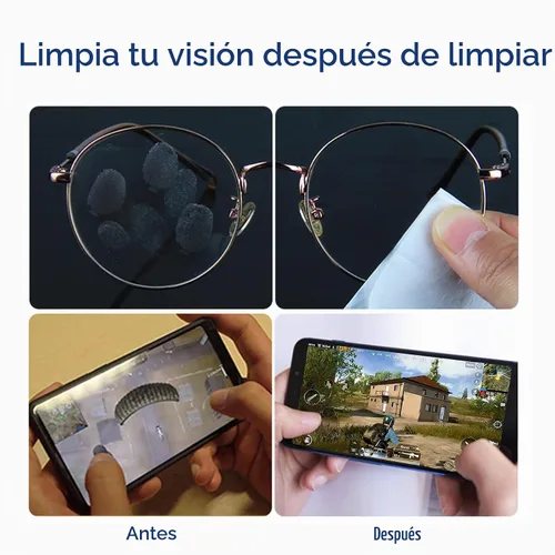 Vista 4 de Toallitas para lentes de 70 quilates con caja, prehumedecidas, para Toallitas para lentes envueltas individuales, limpiadores de lentes, toallitas
