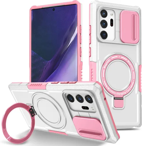 Vista 72 de Funda magnética para Samsung Galaxy Note 20 Ultra, soporte para teléfono, funda protectora mate a prueba de golpes, funda protectora para teléfono