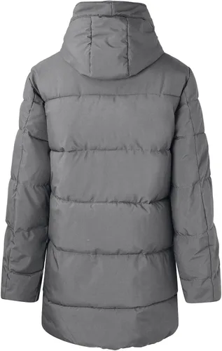 Vista 4 de faweijlr Abrigos y chaquetas para mujer, impermeables, gruesas, con capucha, forro polar sintético, para invierno