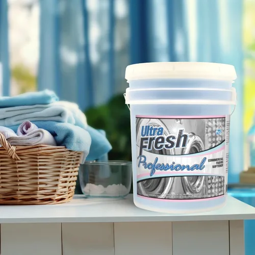 Vista 8 de Ultra Fresh Suavizante profesional de tela de 5 galones para lavadoras comerciales, suavizante líquido para ropa, hasta 640 cargas, fragancia fresca