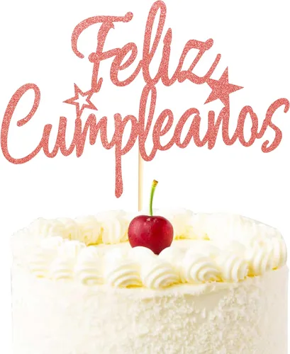 Vista 7 de Feliz Cumpleaños - Decoración de pastel de Feliz Cumpleaños, decoración de pastel de feliz cumpleaños, suministros de decoración de fiesta temática