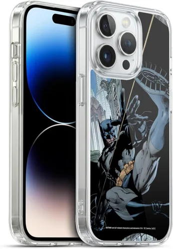 Vista 24 de Head Case Designs Funda de gel Hush con licencia oficial de Batman DC Comics #608 (protección de grado militar) compatible con Apple iPhone 7