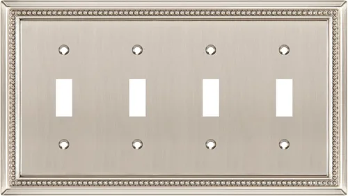 Vista 33 de Henne Bery Sunken Pearls Placa de Pared Decorativa de Servicio Pesado Placa de Interruptor Cubierta de Tomacorriente