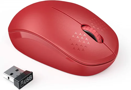 Vista 11 de Seenda - Ratón inalámbrico de 2.4G, con nanoreceptor USB, clic silencioso para computadora, portátil, PC, tableta, Mac - Negro