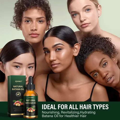 Vista 8 de RIHAKO Regalos de Pascua para mujeres – Suero para el crecimiento del cabello, aceite de batana para el crecimiento del cabello, 100% puro