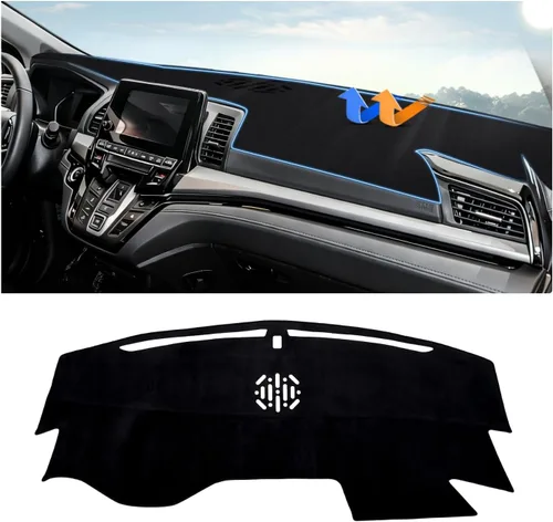 Vista 89 de Autorder Alfombrilla de cubierta de tablero para Toyota 4Runner 2003 2004 2005 2006 2007 2008 2009 Accesorios Cubierta de tablero de terciopelo
