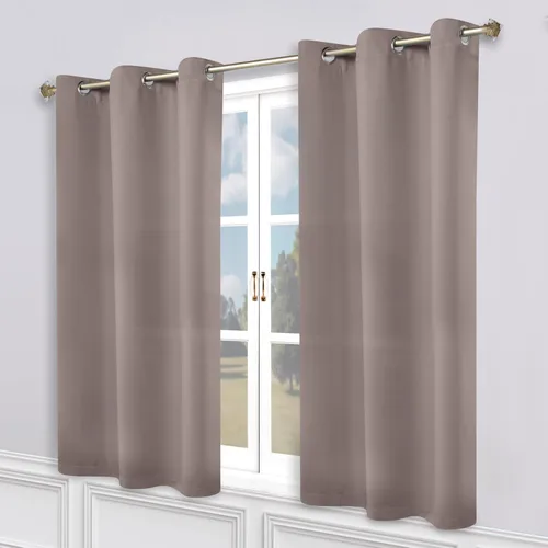 Vista 118 de Superior Cortinas Opacas, Oscurecimiento de Habitación, Dormitorio, Cortinas, Cocina, Acentos de Ventana de Sala de Estar, Bloqueo Solar, Térmico
