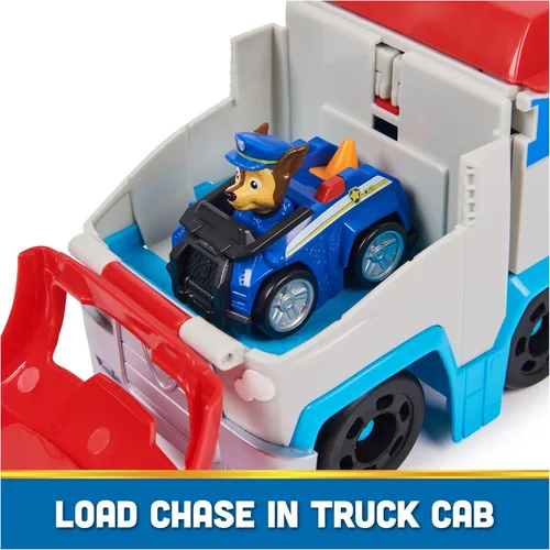 Vista 2 de PAW Patrol Pup Squad Patroller Transformando Vehículo del Equipo y Chase
