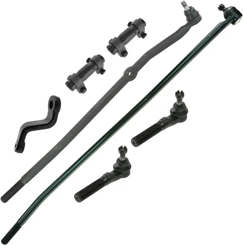 Vista 281 de TRQ Kit de dirección delantera con barra de acoplamiento de fuelle de piñón y cremallera compatible con Toyota Echo 2000-2005