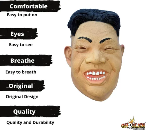 Vista 3 de Mascarilla Ghoulish Masks Kim Jong-Un Adulto