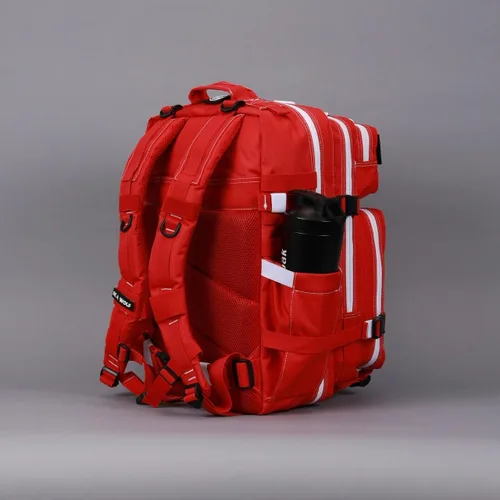 Vista 8 de WOLFpak MOCHILA DE MANEJO DE PREPARACIÓN DE COMIDA DE 45L, Varsity Red Meal, Mochilas Daypack