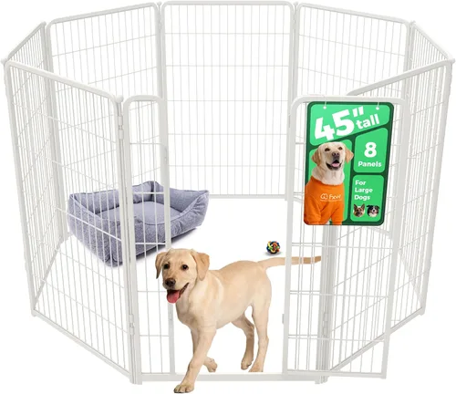 Vista 103 de FXW Homeplus Unleashed Corralito para Perros de Interior - Juego Sin Estrés y Seguro, Resistente de 24 Pulgadas 2 Paneles Corralito para Cachorros