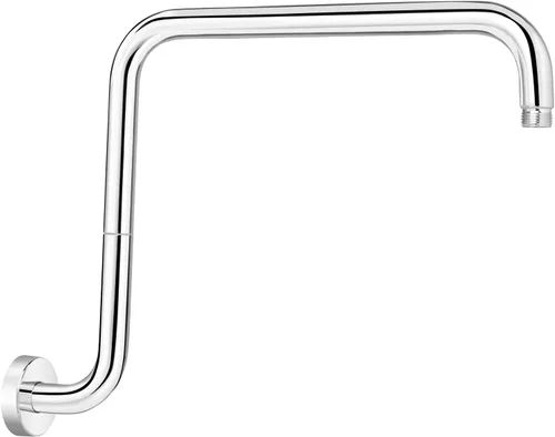 Vista 12 de PHASAT Extensión de brazo de ducha de 16 pulgadas, brazo de ducha en forma de S con brida, brazo de ducha de acero inoxidable 304 de altura alta