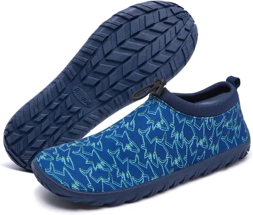 Vista 3 de Racqua Zapatos acuáticos para niños y niñas, zapatos acuáticos de secado rápido para playa y piscina (niños pequeñosgrandes)