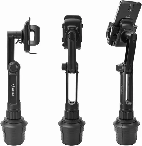 Vista 9 de Cellet Soporte universal para portavasos ajustable 360 para smartphone, manos libres, compatible con Apple iPhone Xs Max XR 8 Plus, Galaxy S10 S10e