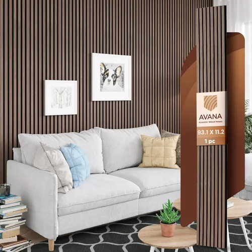 Vista 13 de Paquete de Muestras de Color de Paneles de Pared Acústicos Avana - Paneles de Madera Premium para Decoración de Paredes - Insonorización