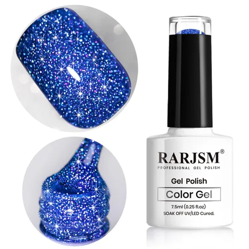 Vista 19 de RARJSM - Esmalte de uñas de gel con purpurina, de color verde oliva, brillante y brillante, para manicura DIY y salón de uñas, requiere secado