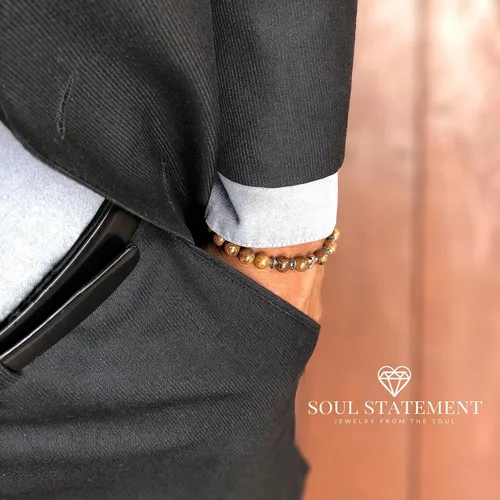 Vista 2 de Pulsera de cruz con cuentas de madera para hombres regalos de confirmación para adolescentes Primera Comunión Declaración de cruz religiosa