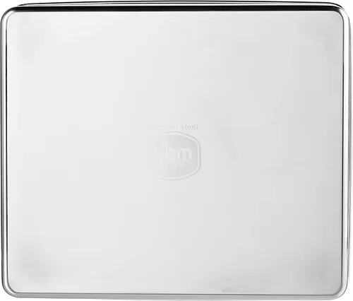Vista 3 de YBM HOME Molde para pasteles cubierto de acero inoxidable, plata (pequeño)