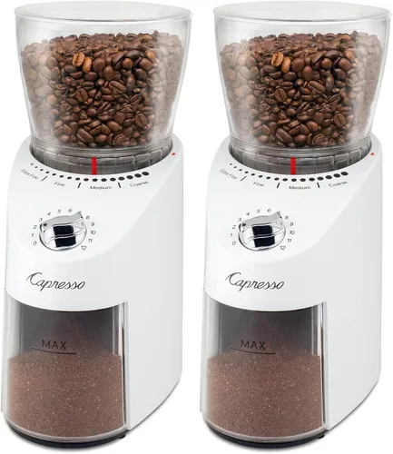 Vista 10 de Capresso Infinity Plus Molinillo de Fresas Cónicas, Negro