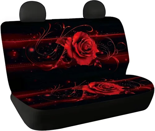 Vista 49 de AFPANQZ Funda protectora para asiento trasero de automóvil, con bandera patriótica estadounidense, solo para asiento trasero de automóvil, camión
