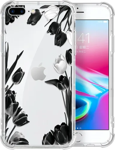 Vista 30 de Funda compatible con iPhone X/Xs, TPU suave, transparente, a prueba de golpes, funda protectora transparente para iPhone X/XS, alpaca
