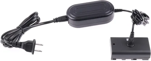Vista 5 de Foto4easy - Adaptador de corriente alterna con batería ficticia NP-F, upler de CC para Sony NP-F970 NP-F960 NP-F770 NP-F750 NP-F550 para alimentar