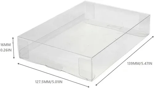 Vista 7 de CHILDMORY 10 unids caja protectora transparente pantalla manga protector para 3DS juegos cartucho caja