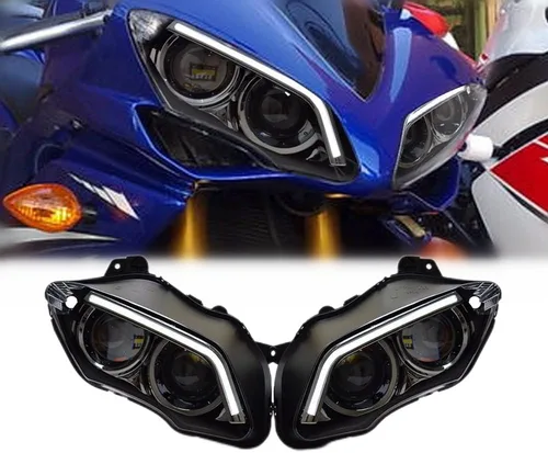 Vista 11 de Faro delantero KT R1 2007-2008, ojo de demonio azul