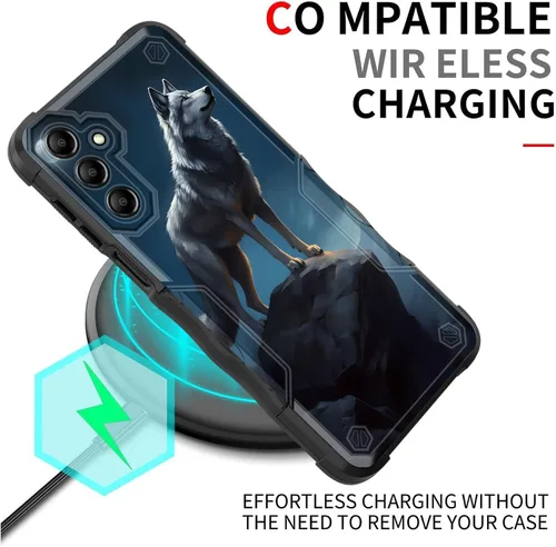 Vista 693 de Funda para Galaxy A14 5G, [Doble Capa][Protección contra Caídas de Grado Militar de 10 Pies] [Antideslizante] Funda Resistente a Prueba de Golpes