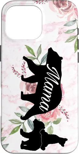 Vista 19 de Mama Bear Mom Gift Phone Holder - 2 Cubs Kiddo Mom Case for iPhone 17