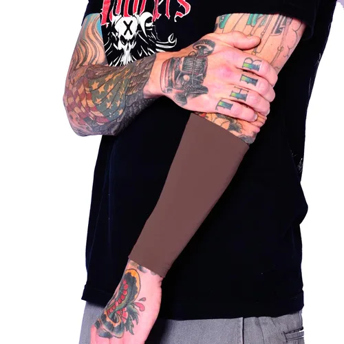 Vista 14 de Tat2X, manga para cubrir tatuajes Ink Armor Premium, manga para antebrazo de 9 pulgadas (manga simple)